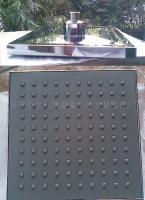 供应混批零售塑料单功能方形8寸雨淋花洒顶喷头 五金工具市场的实用之选